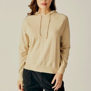Korye Oatmeal Viscose Hoodie